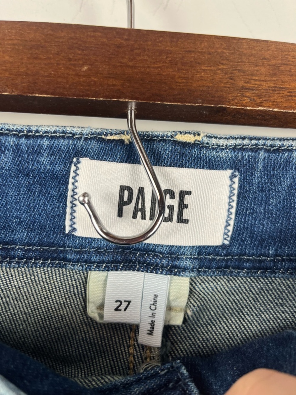 Paige Anessa Wide Leg Jean Amoroso size 27 - Picture 4 of 8